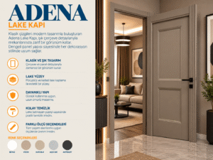 KLASİK ÇERÇEVE VE İKİ PANELLİ YAPISIYLA ZARİF BİR TASARIM
