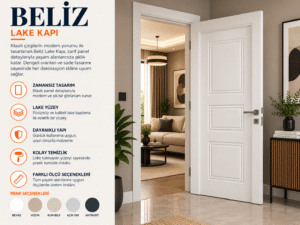 ÜÇ BÖLÜMLÜ PANEL DETAYLARIYLA ZAMANSIZ BİR TASARIM